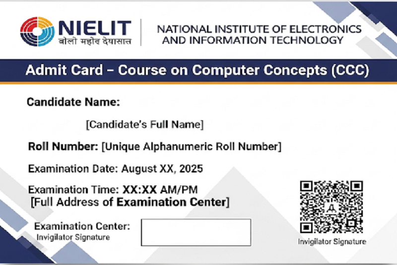 CCC Admit Card 2025