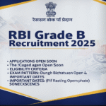 RBI Grade B Recruitment 2025