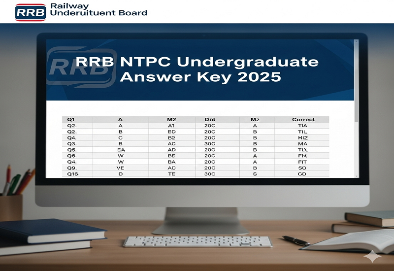 RRB NTPC Undergraduate Answer Key 2025