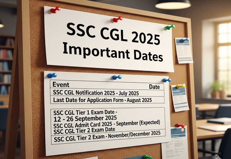 SSC CGL Exam Date 2025