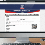 rajasthan police exam date 2025