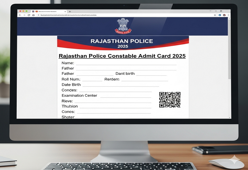 rajasthan police exam date 2025
